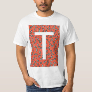 Camiseta Yorkshire Tea. Padrão de Montagem da Etiqueta de B