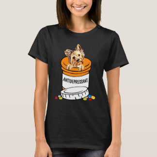 Camiseta Yorkshire Terrier Antidepressivo Anti-Depressivos