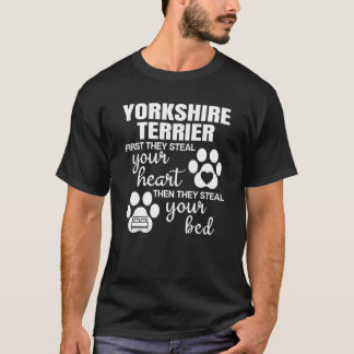 Camiseta Yorkshire Terrier Cote Cotação Cachorro Impressão