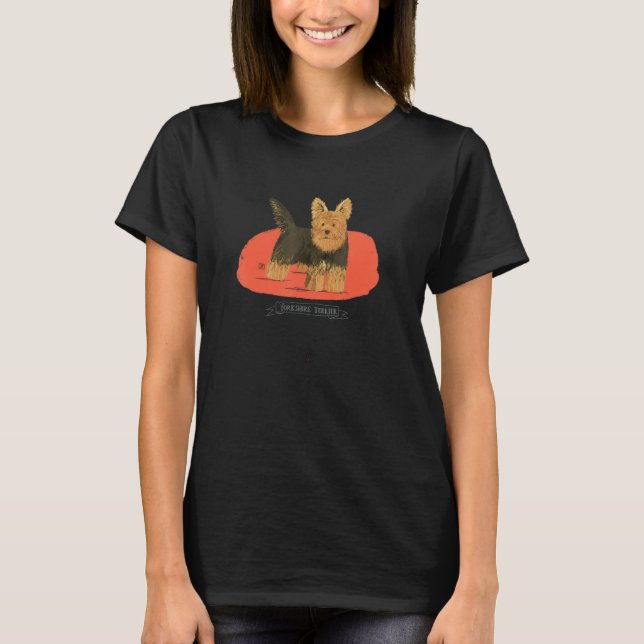 Camiseta Yorkshire Terrier Cute Yorkie (Frente)