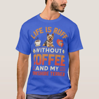 Camiseta Yorkshire Terrier Dog E Café