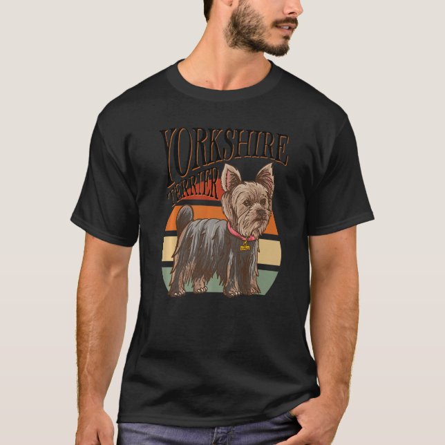Camiseta Yorkshire Terrier - Dog Identification - Dogs Love (Frente)