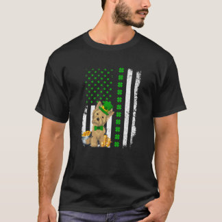Camiseta Yorkshire Terrier Dog Lover Dia de São Patrício Pu