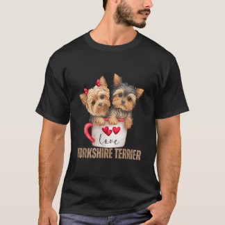 Camiseta Yorkshire Terrier Dog Lover Difs Shirt Yorkie