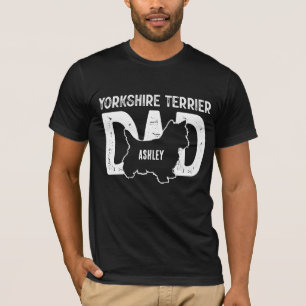 Camiseta Yorkshire Terrier Dog Pai Puppy Pai