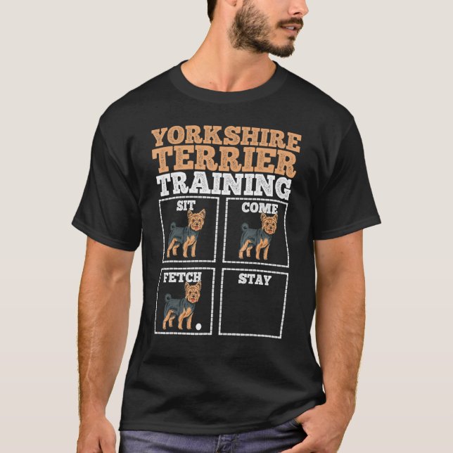 Camiseta Yorkshire Terrier Dog Trainer (Frente)