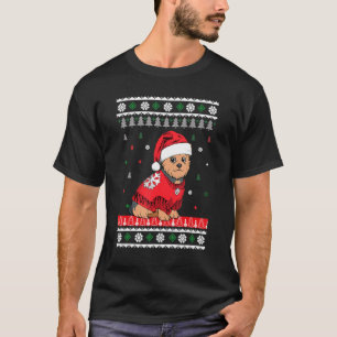 Camiseta Yorkshire Terrier Dog Visto natalino leve