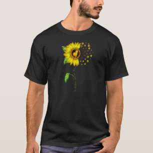 Camiseta Yorkshire Terrier Mãe Cachorro Sunflower Mãe Mãe