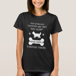 Camiseta Yorkshire Terrier Melhor Amigo