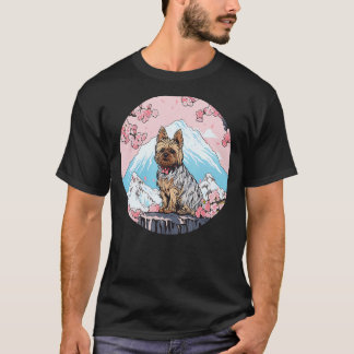 Camiseta Yorkshire Terrier Monte Fuji Funny Dog Landmark
