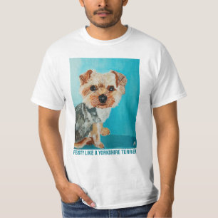 Camiseta Yorkshire Terrier Painting por Alfred Fox