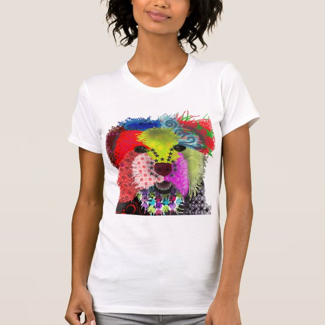 Camiseta Yorkshire Terrier - Patchwork (Frente)