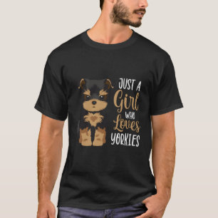 Camiseta Yorkshire Terrier So A Who Loves Yorkies