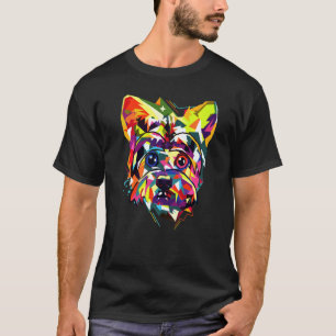 Camiseta Yorkshire Terrier Terrier Pop Art Yorkie Dog