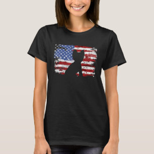 Camiseta Yorkshire Terrier Vintage Usa Flag