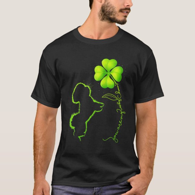 Camiseta Yorkshire Terrier Você É Minha Rua Sortuda. (Frente)
