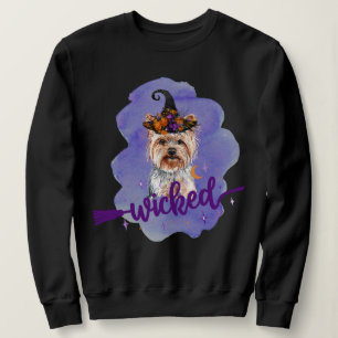 Camiseta Yorkshire Terrier Wicked Witch Purple