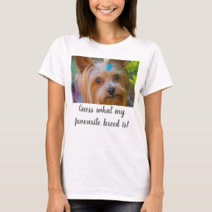 Camiseta Yorkshire Terrier Yorkie Guess Breed Favorite