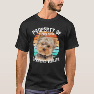 Camiseta Yorkshire Terrier Yorkie proprietário Lover Retro 