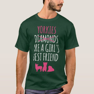 Camiseta Yorkshireerriers É Uma Menina Melhor Amiga