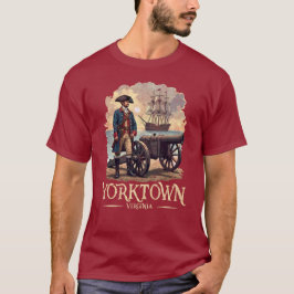 Camiseta Yorktown Virginia Colonial Soldier Vintage