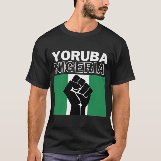 Camiseta Yoruba Nigéria - Resultados do DNA de Iniciação de (Frente)