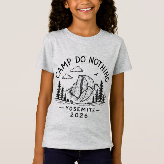 Camiseta Yosemite 2026 - Design Preto para Crianças