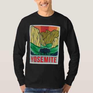 Camiseta Yosemite Califórnia Lembrança Parque Nacional Cami