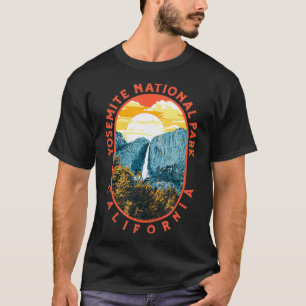 Camiseta Yosemite Falls - Parque Nacional, Retro na Califór