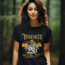 Yosemite Forest Landscape with Vintage Wolf
