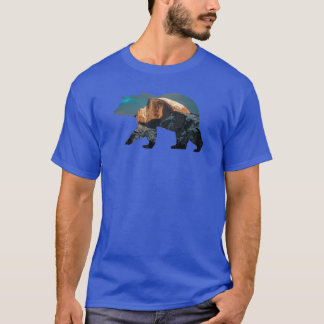 Camiseta Yosemite Half Dome Bear Oversized