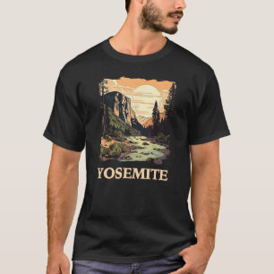 Camiseta Yosemite National Park Adventure Hking Nature Des