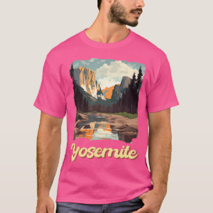 Camiseta Yosemite National Park Adventure Hking Nature Des