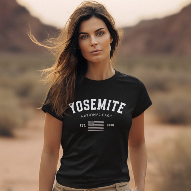 Camiseta Yosemite National Park Beautiful Landscape (Criador carregado)