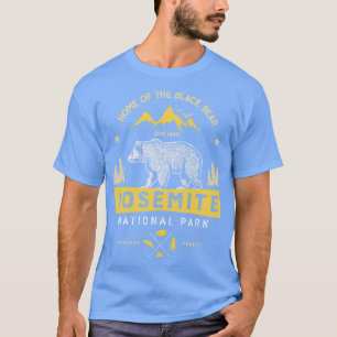 Camiseta Yosemite National Park California Vintage Bear