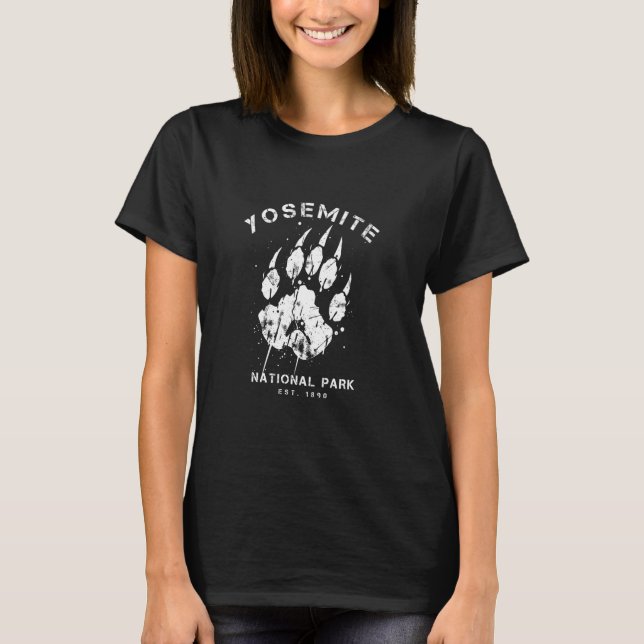 Camiseta Yosemite National Park Family Vacation Bear Pawpri (Frente)