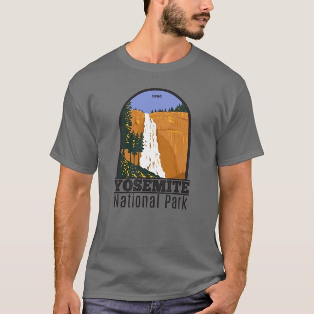 Camiseta Yosemite National Park Nevada Falls California (Frente)