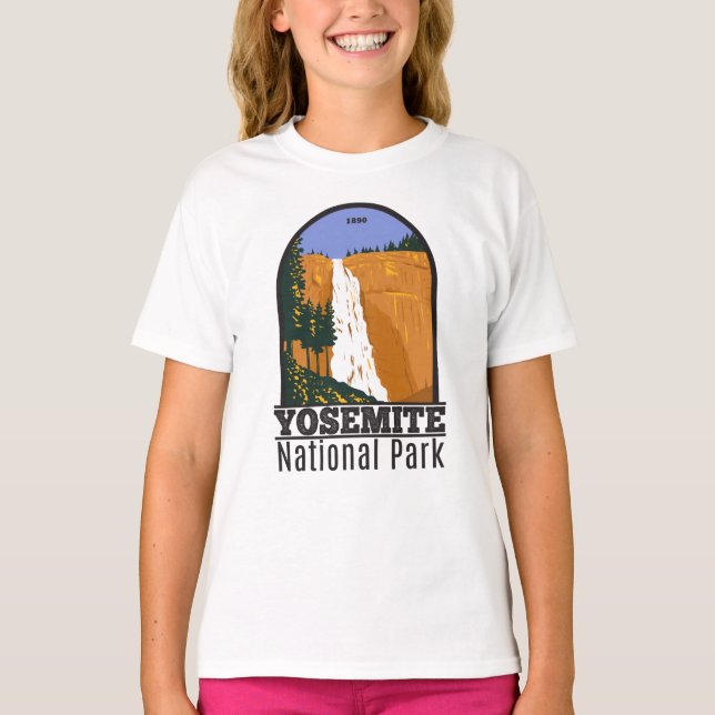 Camiseta Yosemite National Park Nevada Falls California T-S (Frente)