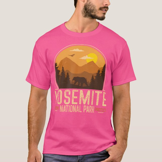 Camiseta Yosemite National Park Tee Adventure Retro (Frente)