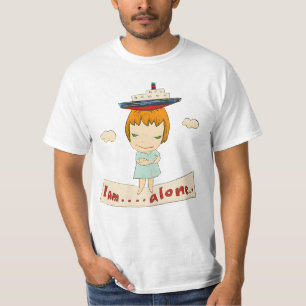 Camiseta Yoshimoto nara eu estou sozinho