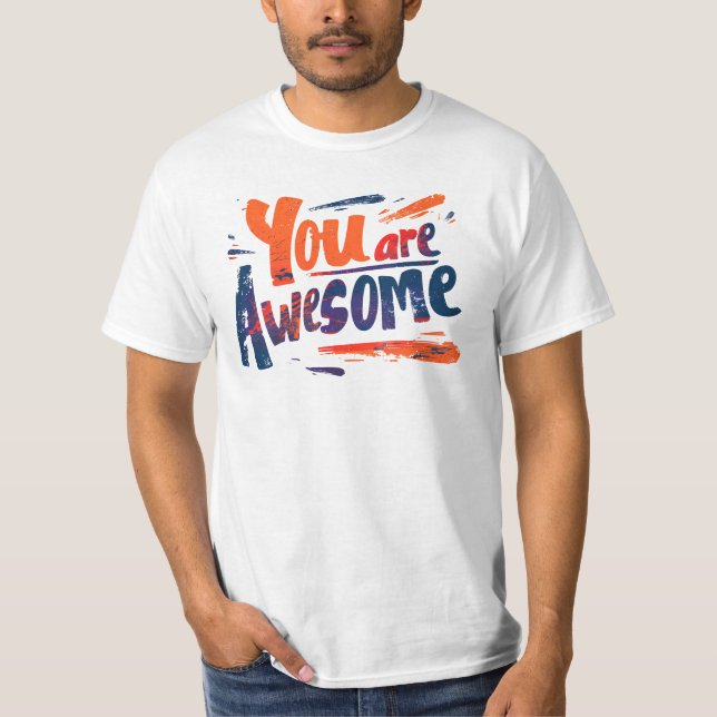 Camiseta you are awesome (Frente)