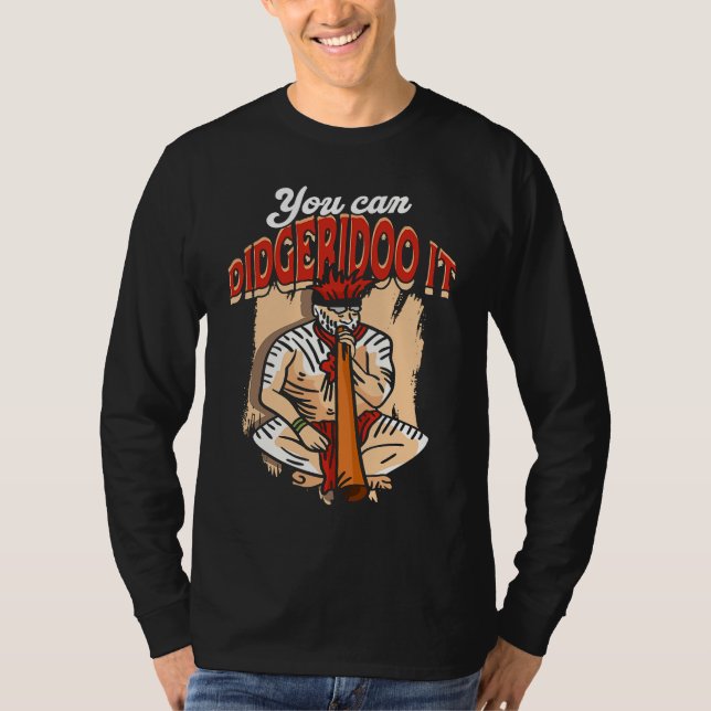 Camiseta You can Didgeridoo it  Classical Violin and Bass C (Frente)