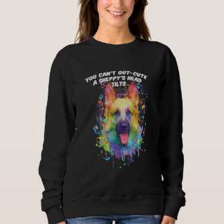 Camiseta You Cant Out Cute Sheppys Head Tilts German Shephe