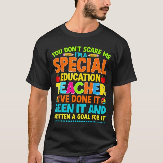 Camiseta You Don't E Me I'm A Special Education Teacher Men (Frente)
