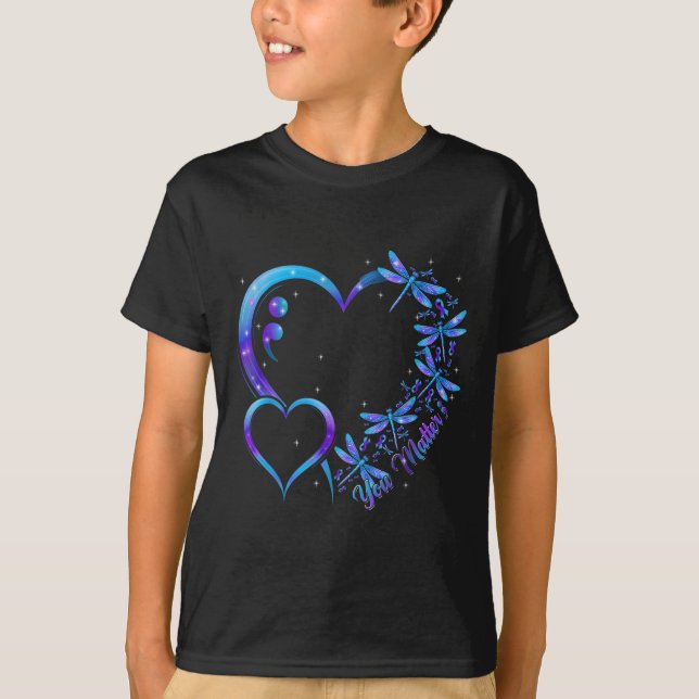 Camiseta You Dragonfly Suicide Prevention Awareness Men Wom (Frente)
