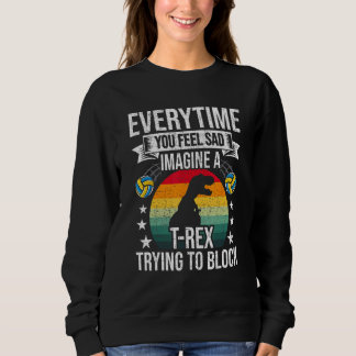 Camiseta You Feel Sad Imagine A Rex Volleyball Coach Player