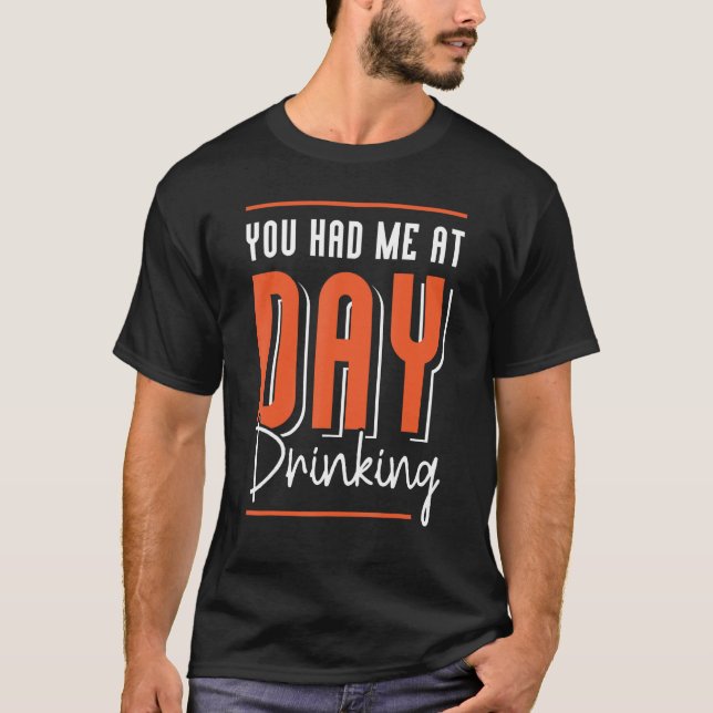 Camiseta You Had Me At Day Drinking Retro Beach Cruise 12 (Frente)