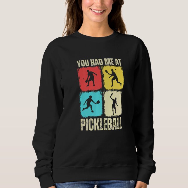 Camiseta You Had Me At Pickleball Retro Pickleball Sport Pr (Frente)