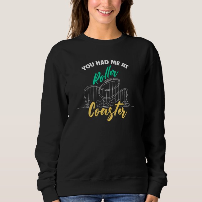 Camiseta You Had Me At Roller Coaster Summer Vacation Amuse (Frente)
