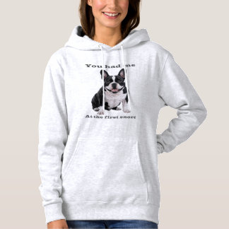 Camiseta You Had Me at the First Snort – French Bulldog Wom